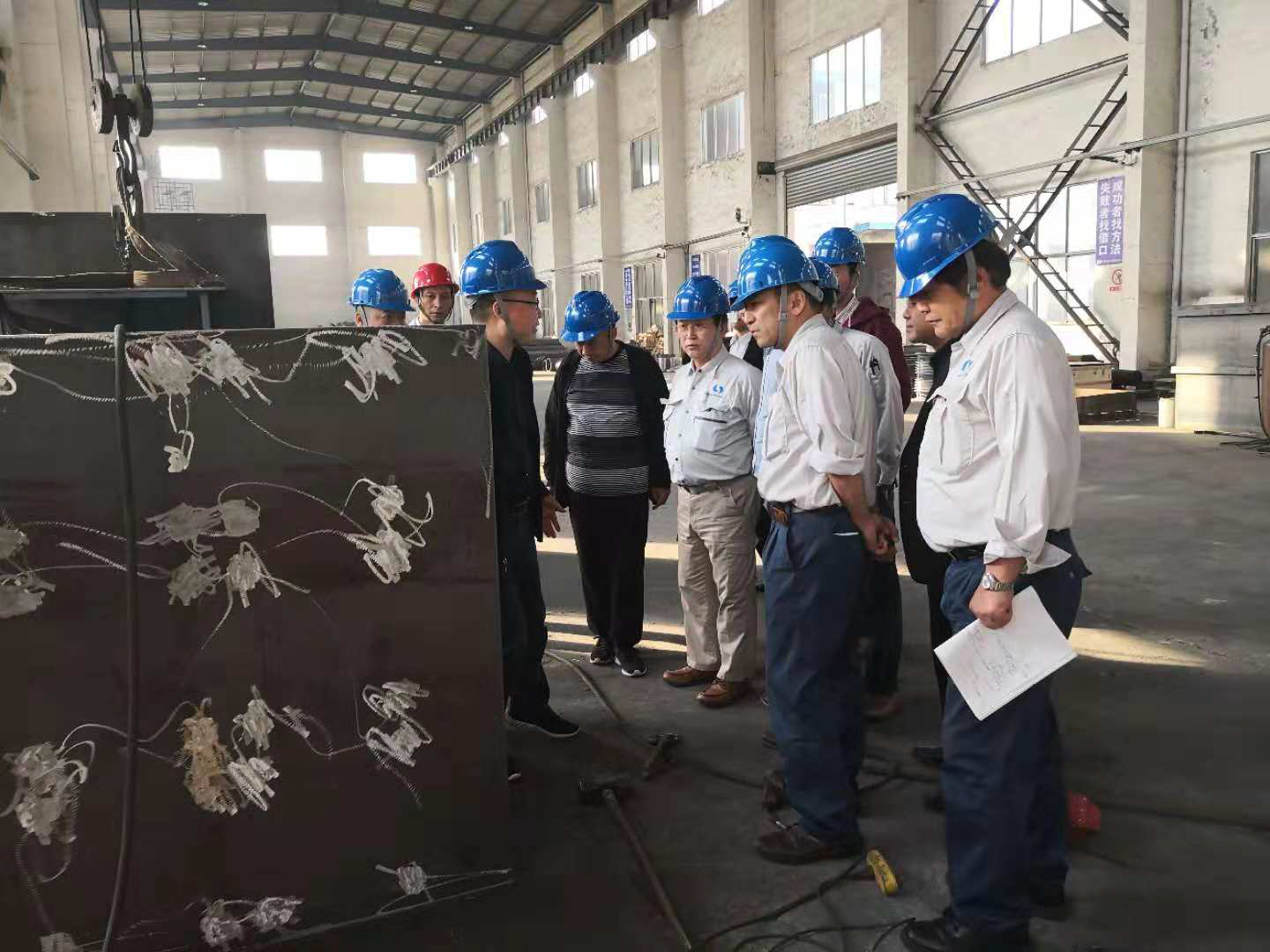 日本客户旅行江苏S36沙龙会车间