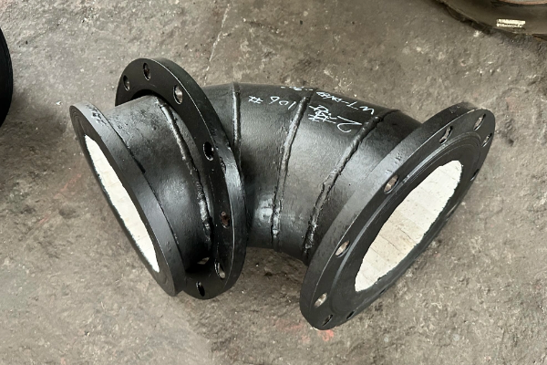 压缩空气运送干渣陶瓷弯头90度