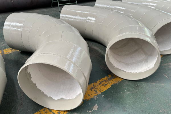 压缩空气运送干渣陶瓷弯头90度