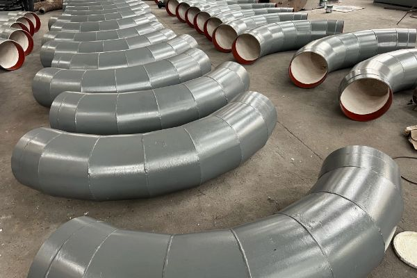 除尘管道系统耐磨90°弯头