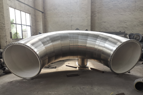 破损锂电池的内衬贴片管道